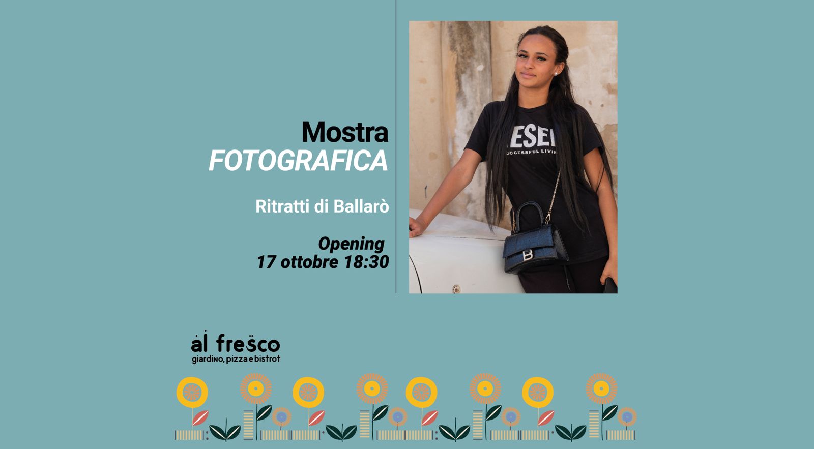 mostra fotografica al fresco