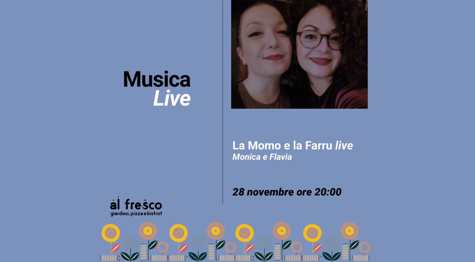 La momo e la farru live Al Fresco Palermo