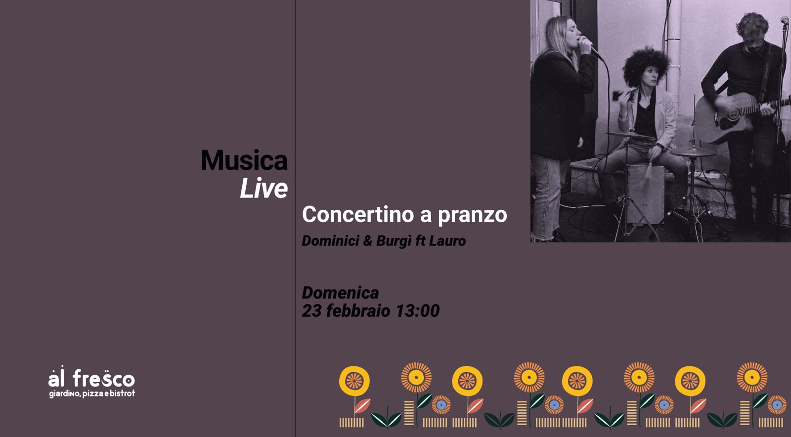 concertino a pranzo al fresco
