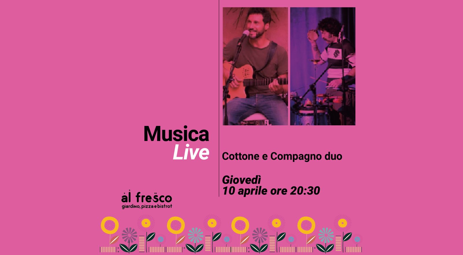 Cottone e compagno duo live
