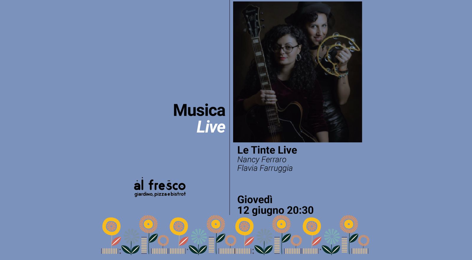 Le tinte live
