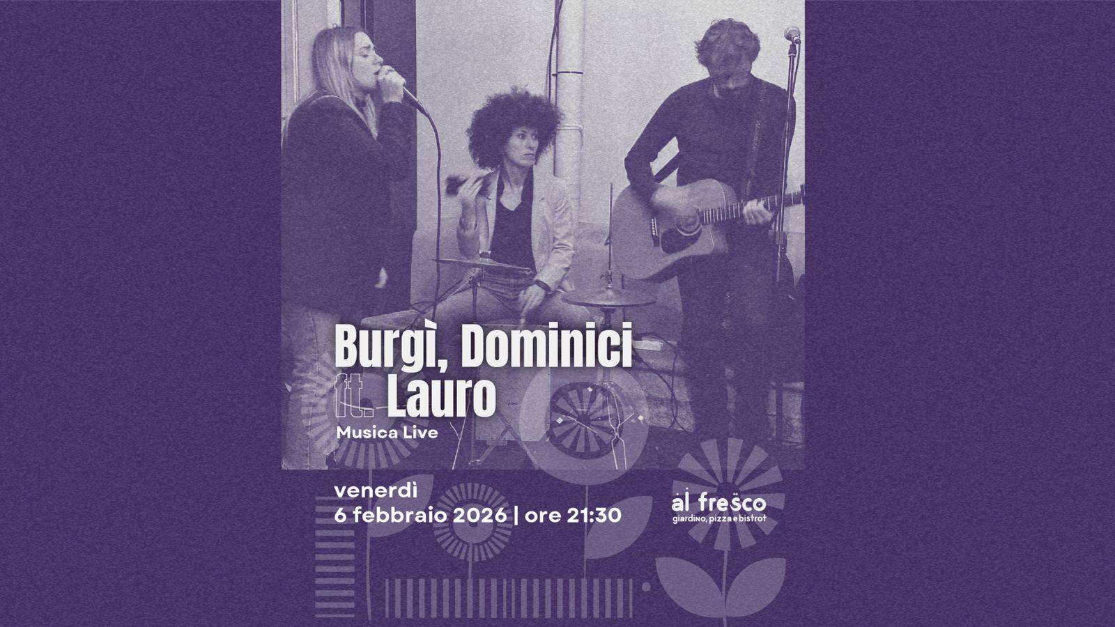 Burgì dominici live @Al Fresco